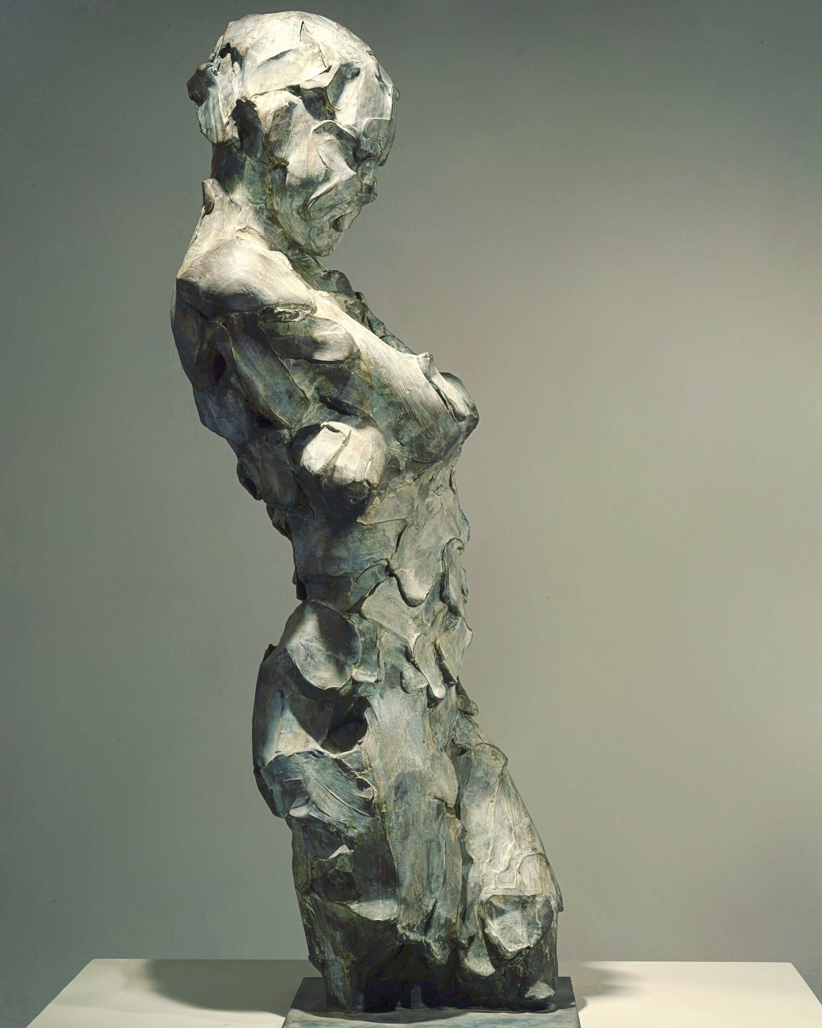 010-catherine thiry SANS TITRE bronze sculpture 105cm