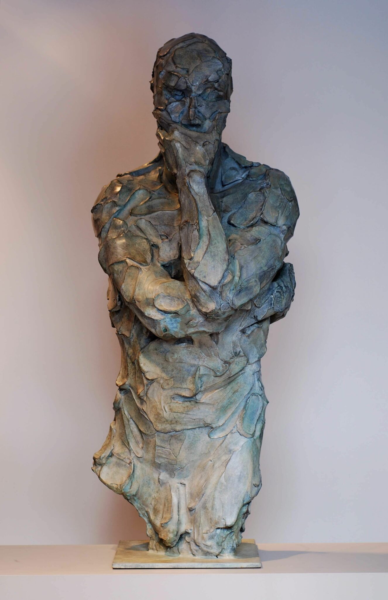 027_-Catherine Thiry-Sculpturact-gallery-Paris-bronze-sculpture-Sagace-br-110cm 2