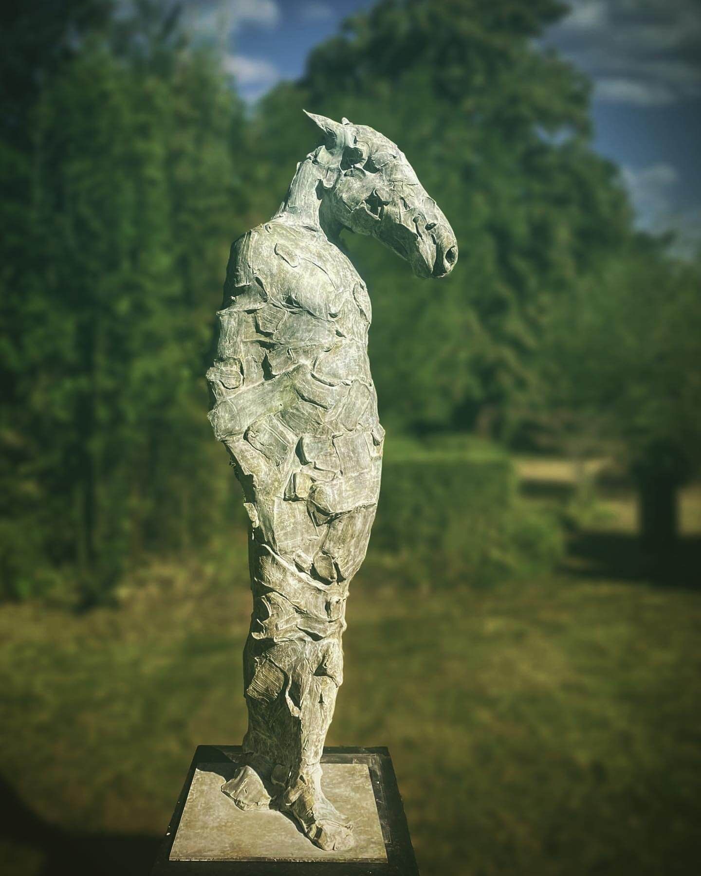 34-Aequanimus bronze sculpture catherine thiry sculpteur belge